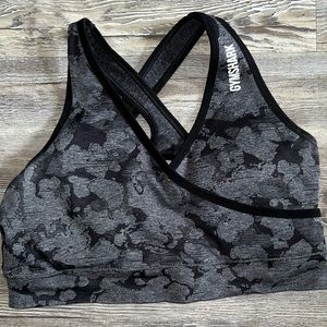GYMSHARK ADAPT CAMO SEAMLESS SPORTS BRA